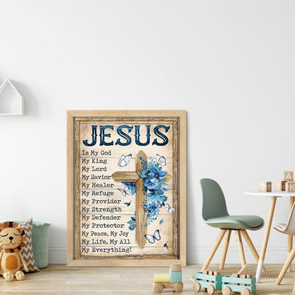 Prayer Cross - 11CT Stamped Cross Stitch 40*56CM