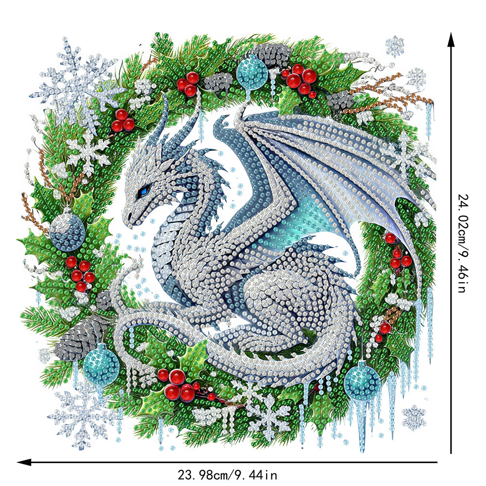 Christmas Theme 2D Flat DIY Hanging Diamond Art Kits Home Wall Decoration Crafts