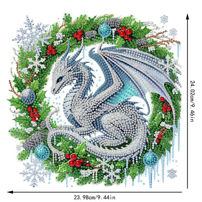 Christmas Theme 2D Flat DIY Hanging Diamond Art Kits Home Wall Decoration Crafts