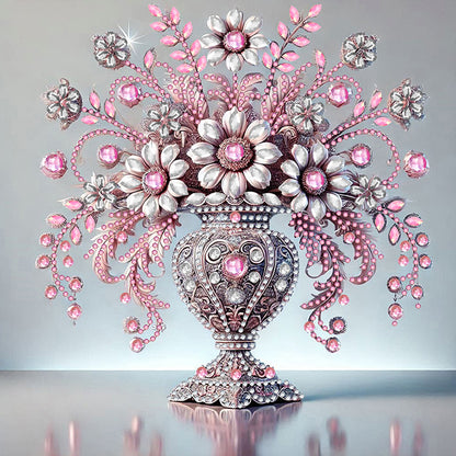 Gem Vase - Special Shaped Drill Diamond Painting 30*30CM