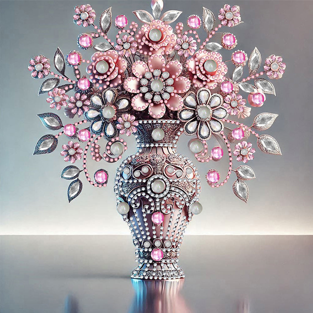 Gem Vase - Special Shaped Drill Diamond Painting 30*30CM