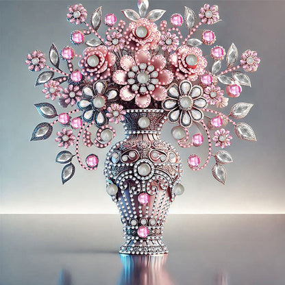 Gem Vase - Special Shaped Drill Diamond Painting 30*30CM