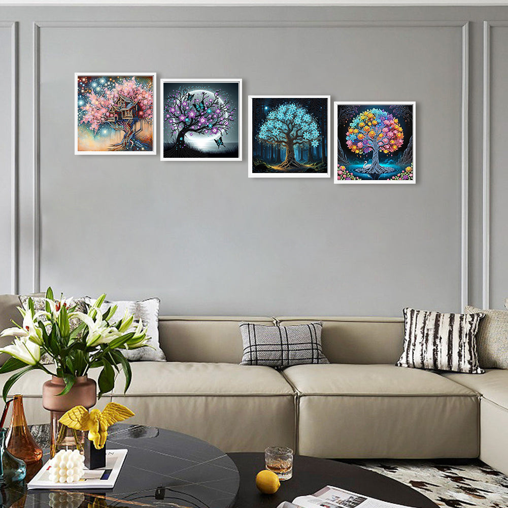 Tree Of Life - Special Shaped Drill Diamond Painting 30*30CM