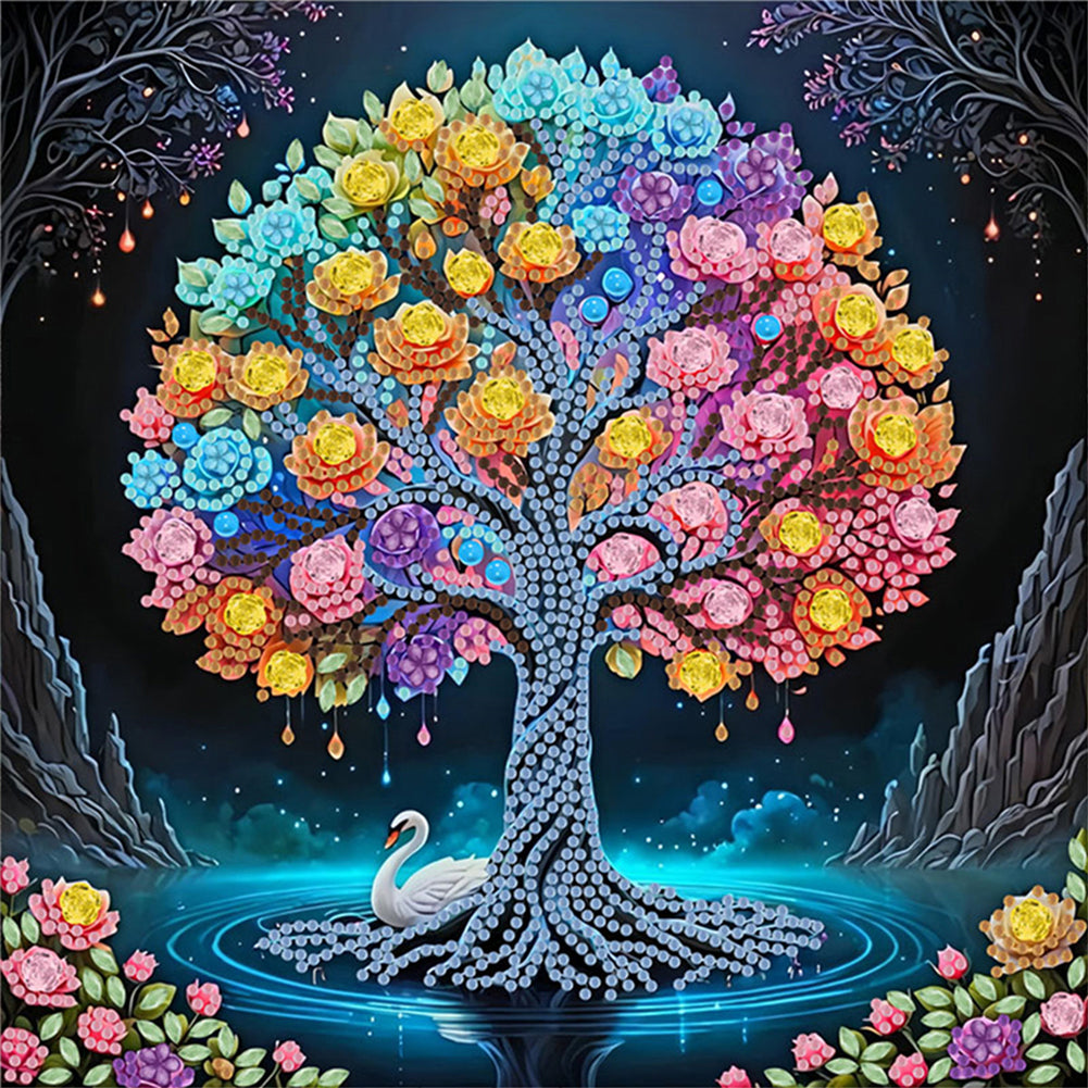 Tree Of Life - Special Shaped Drill Diamond Painting 30*30CM