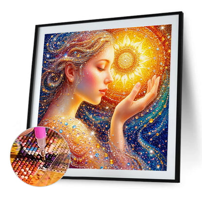 Beauty - Full Round Drill Diamond Painting 40*40CM