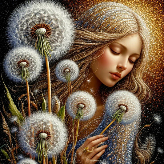 Beauty - Full Round Drill Diamond Painting 40*40CM