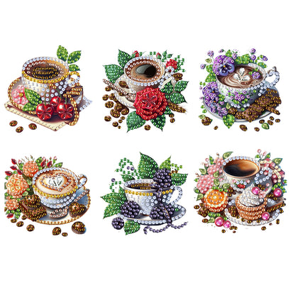 6Pcs Acrylic 2D Flat Chameleon Diamond Art Magnets Decals for Fridge Whiteboards