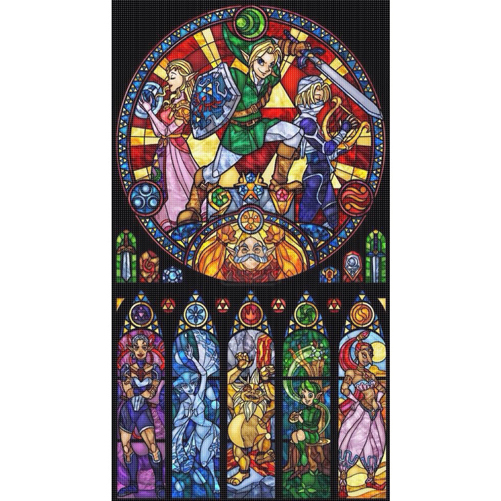 Zelda - 14CT Stamped Cross Stitch 40*70CM