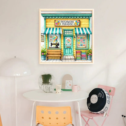 Sewing Hut - 14CT Stamped Cross Stitch 40*40CM