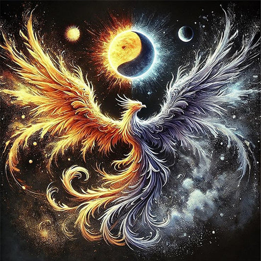 Phoenix - 11CT Stamped Cross Stitch 40*40CM
