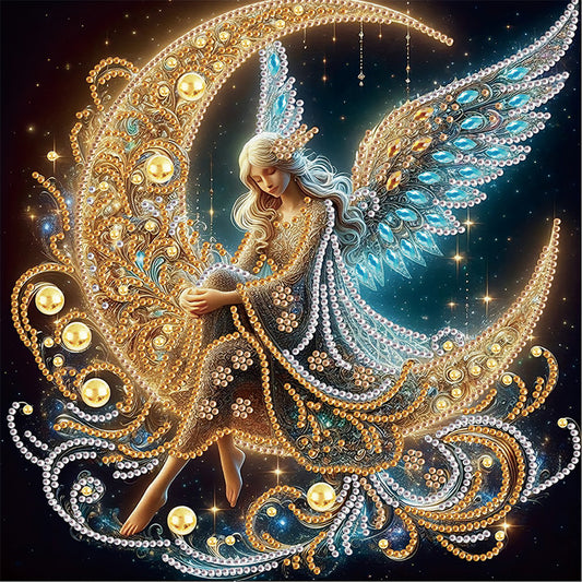 Angel Fairy - Special Shaped Drill Diamond Painting 30*30CM
