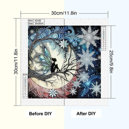 Angel Fairy - Special Shaped Drill Diamond Painting 30*30CM