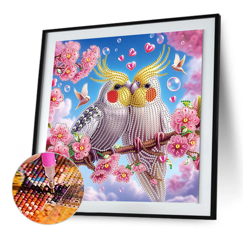 Yellow-Headed Parrot - Special Shaped Drill Diamond Painting 30*30CM