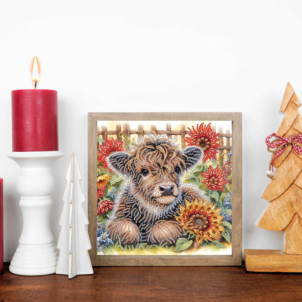 Yak - Special Shaped Drill Diamond Painting 30*30CM