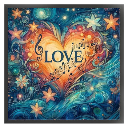 Love Notes - 11CT Stamped Cross Stitch 40*40CM