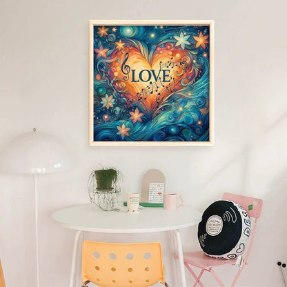 Love Notes - 11CT Stamped Cross Stitch 40*40CM
