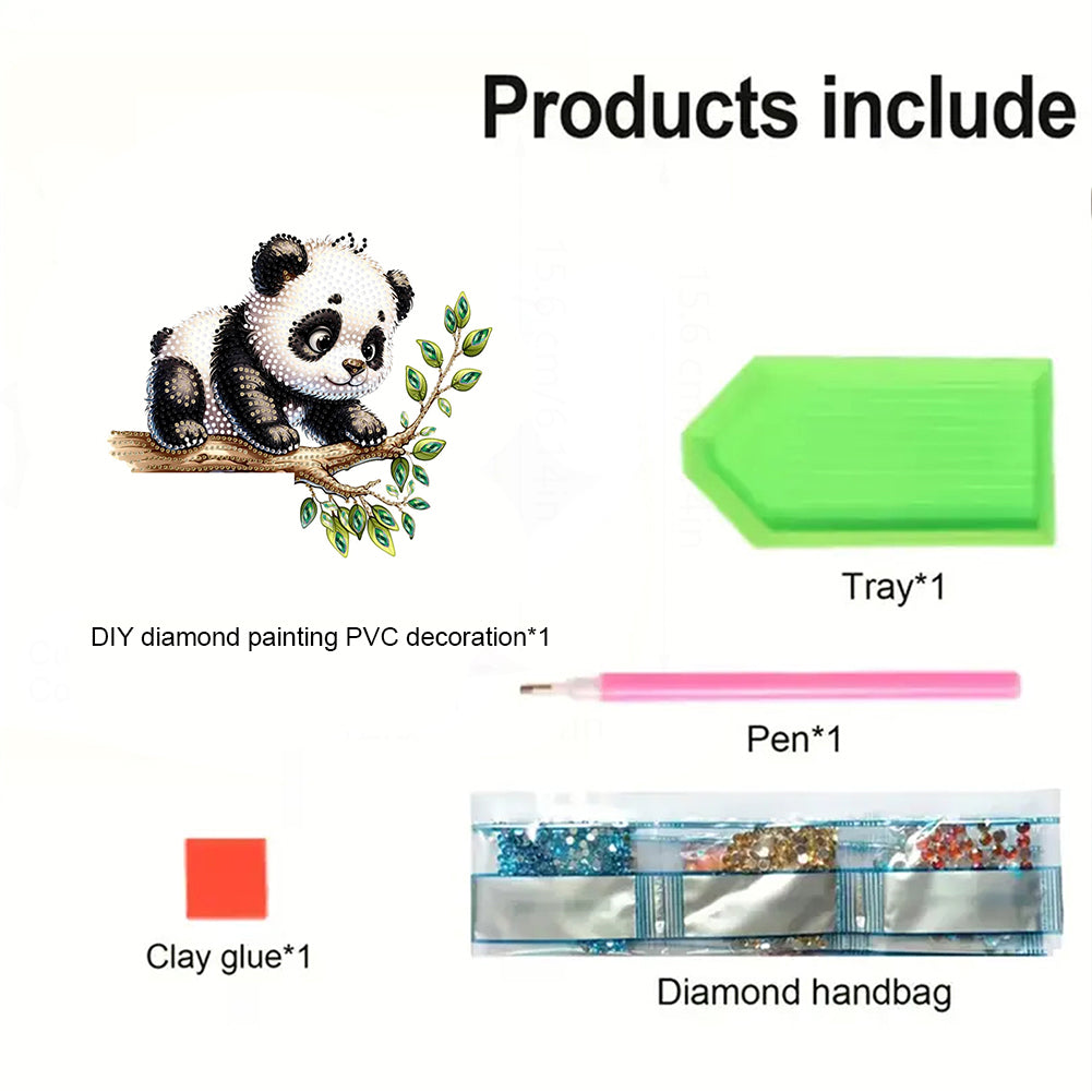 Animal Diamond Art Door Right Angle Sign Wood Door Corner Decor for Party Favors