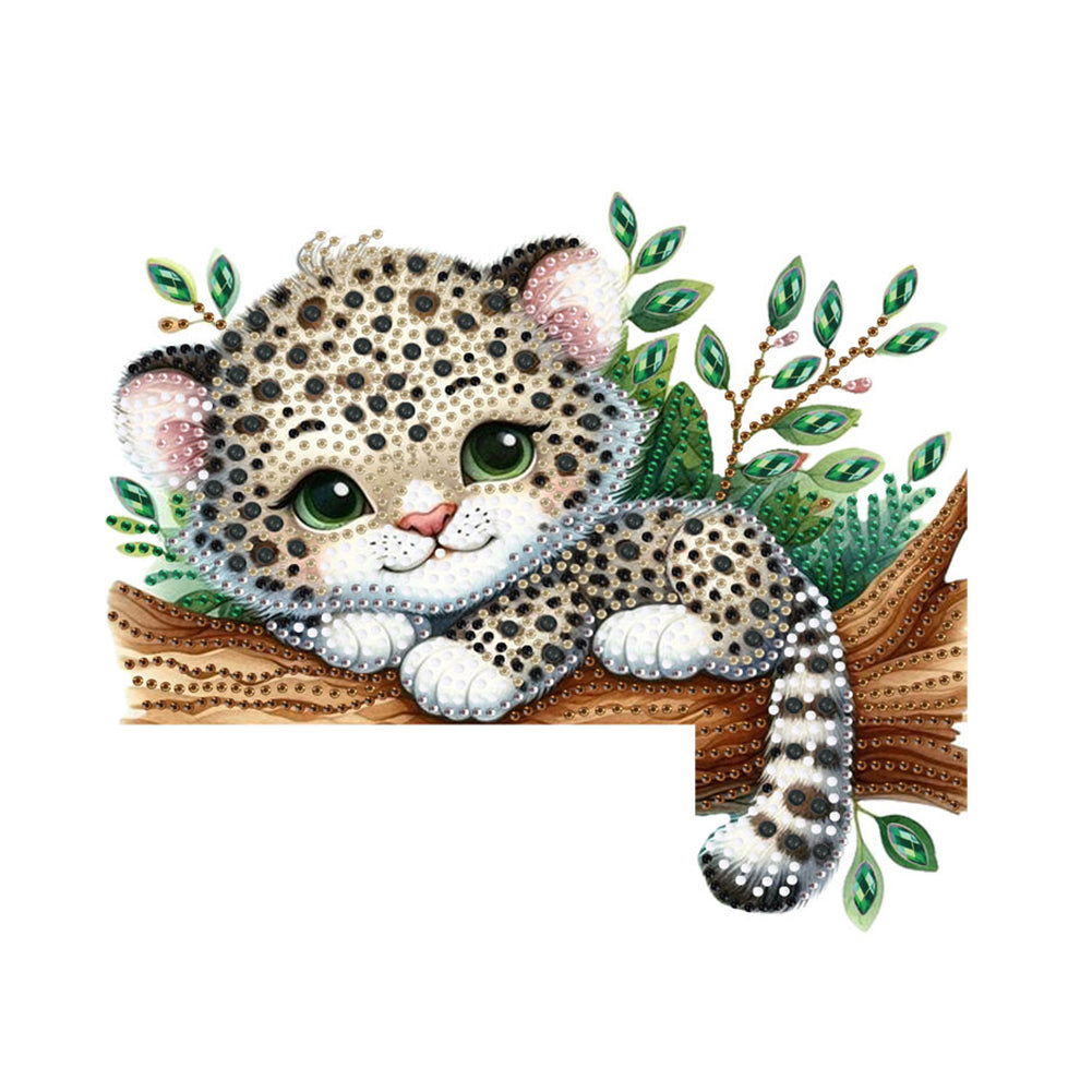 Animal Diamond Art Door Right Angle Sign Wood Door Corner Decor for Party Favors