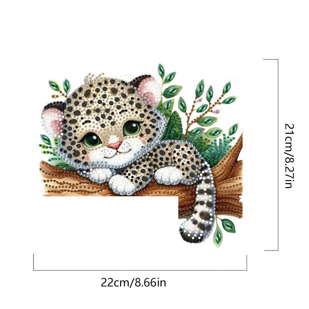 Animal Diamond Art Door Right Angle Sign Wood Door Corner Decor for Party Favors