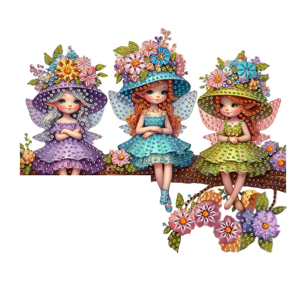 Animal Diamond Art Door Right Angle Sign Wood Door Corner Decor for Party Favors
