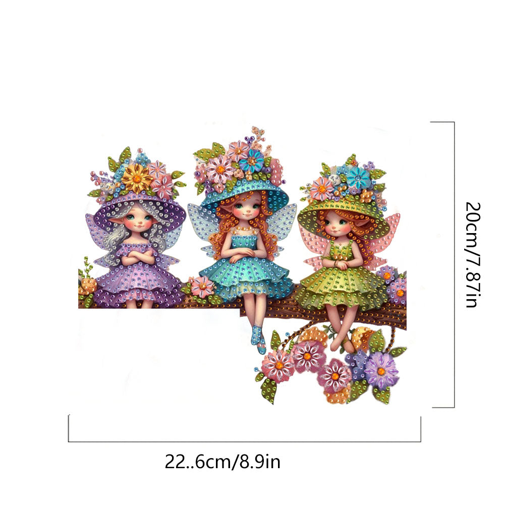 Animal Diamond Art Door Right Angle Sign Wood Door Corner Decor for Party Favors