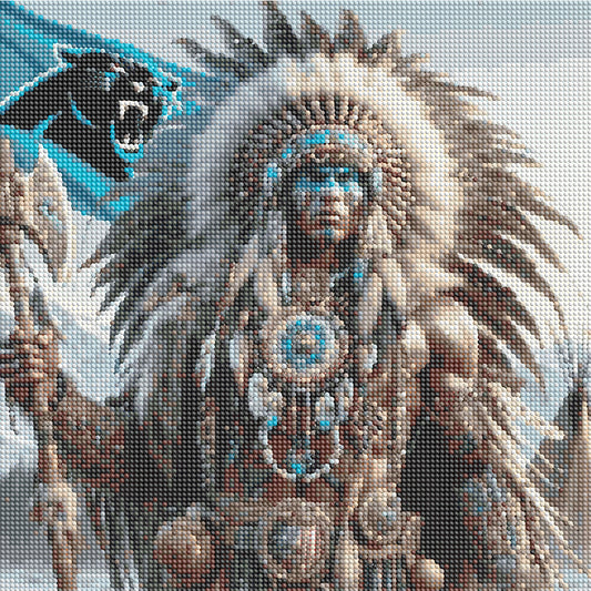 Indian - Full Round Drill Diamond Painting 40*40CM
