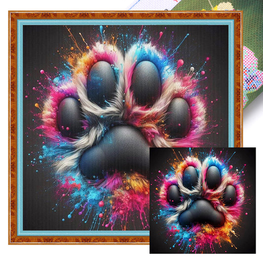 Paws - 11CT Stamped Cross Stitch 40X40CM