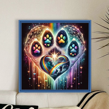 Love Paws - 11CT Stamped Cross Stitch 40X40CM