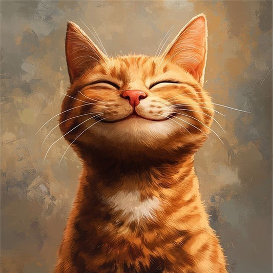 Kitten - Stamped Cross Stitch 20*20CM