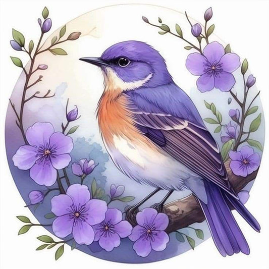 Bird - Stamped Cross Stitch 20*20CM