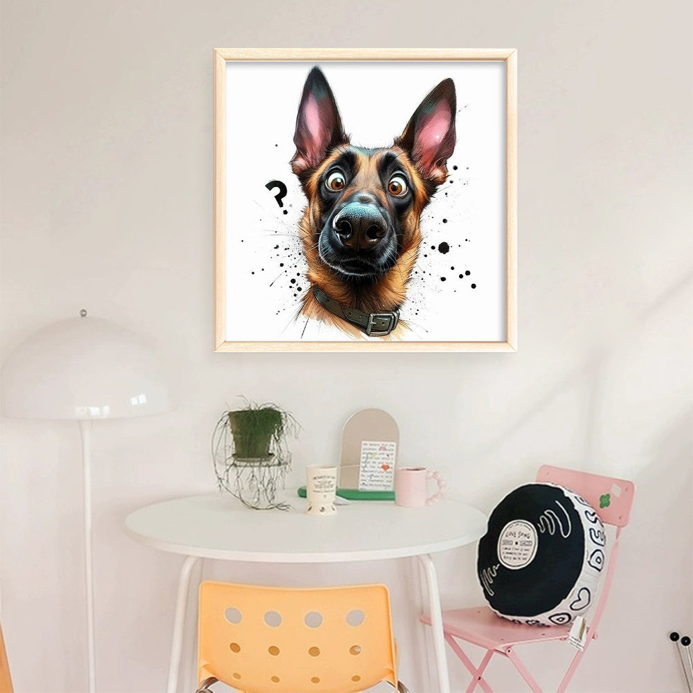Puppy - Stamped Cross Stitch 20*20CM