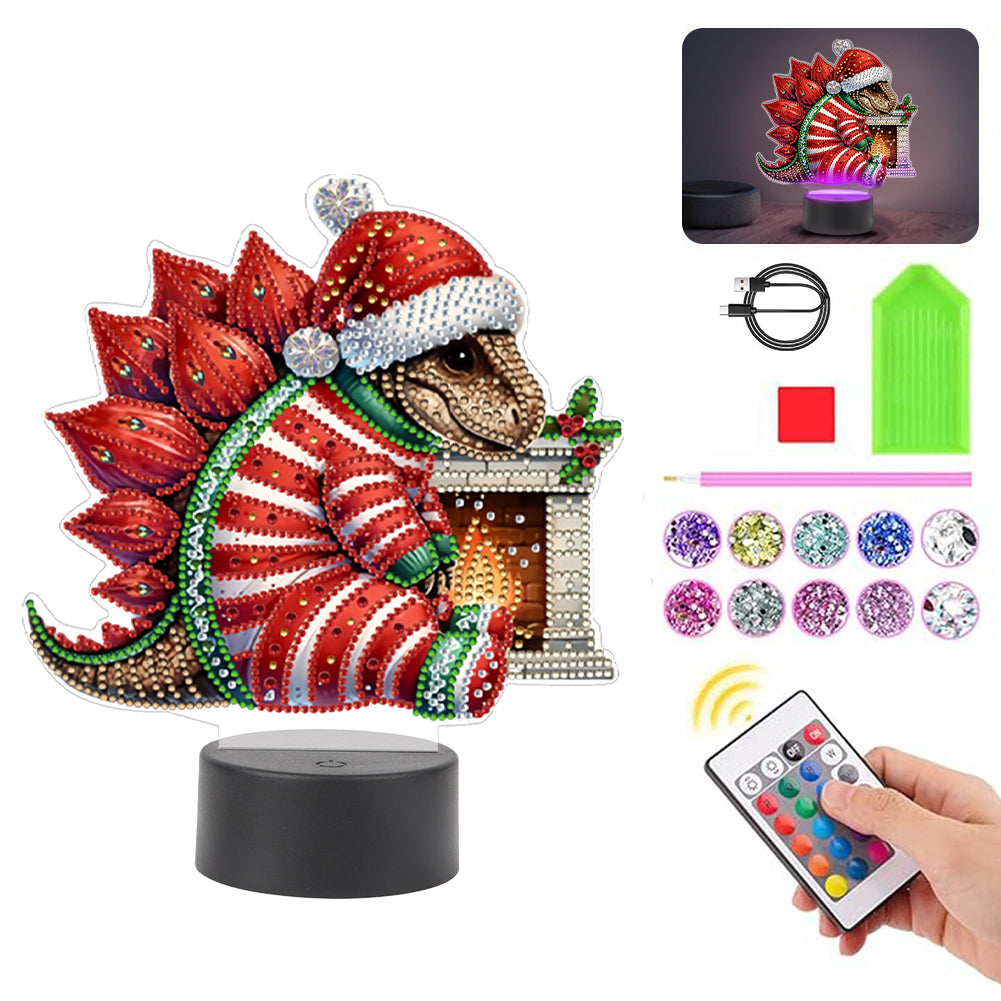 Acrylic Double Sided Butterfly Tree Of Life Rhinestones LED Light for Art Crafts