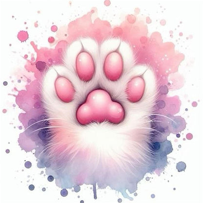 Pink Claw - Stamped Cross Stitch 20*20CM