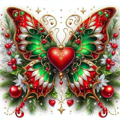 Butterfly - Stamped Cross Stitch 25*25CM
