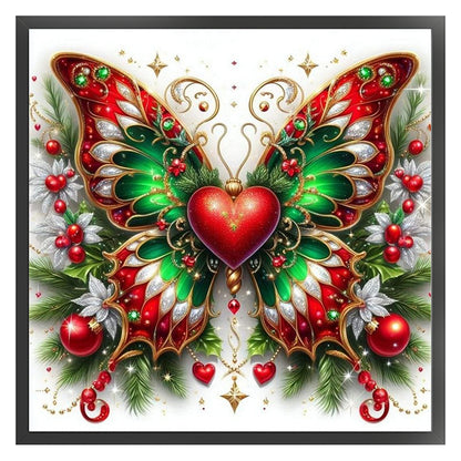 Butterfly - Stamped Cross Stitch 25*25CM