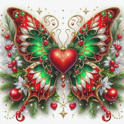 Butterfly - Stamped Cross Stitch 25*25CM