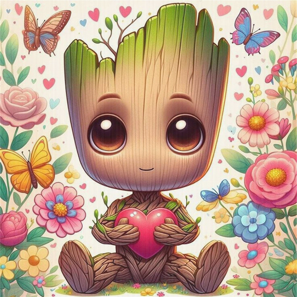Tree Spirit - Stamped Cross Stitch 25*25CM