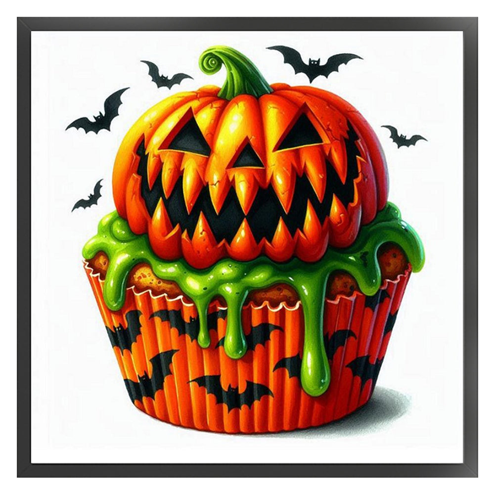 Pumpkin Cake - 11CT Stamped Cross Stitch 50*50CM