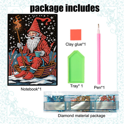 Special Shaped Xmas Diamond Painting Diary Book for Birthdays Or Christmas Gifts