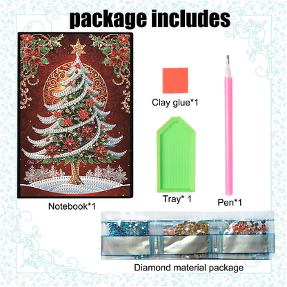 Special Shaped Xmas Diamond Painting Diary Book for Birthdays Or Christmas Gifts