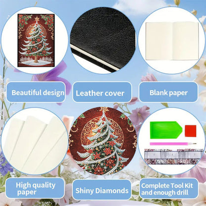 Special Shaped Xmas Diamond Painting Diary Book for Birthdays Or Christmas Gifts