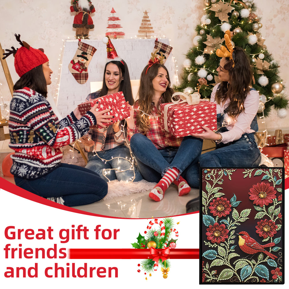 Special Shaped Xmas Diamond Painting Diary Book for Birthdays Or Christmas Gifts