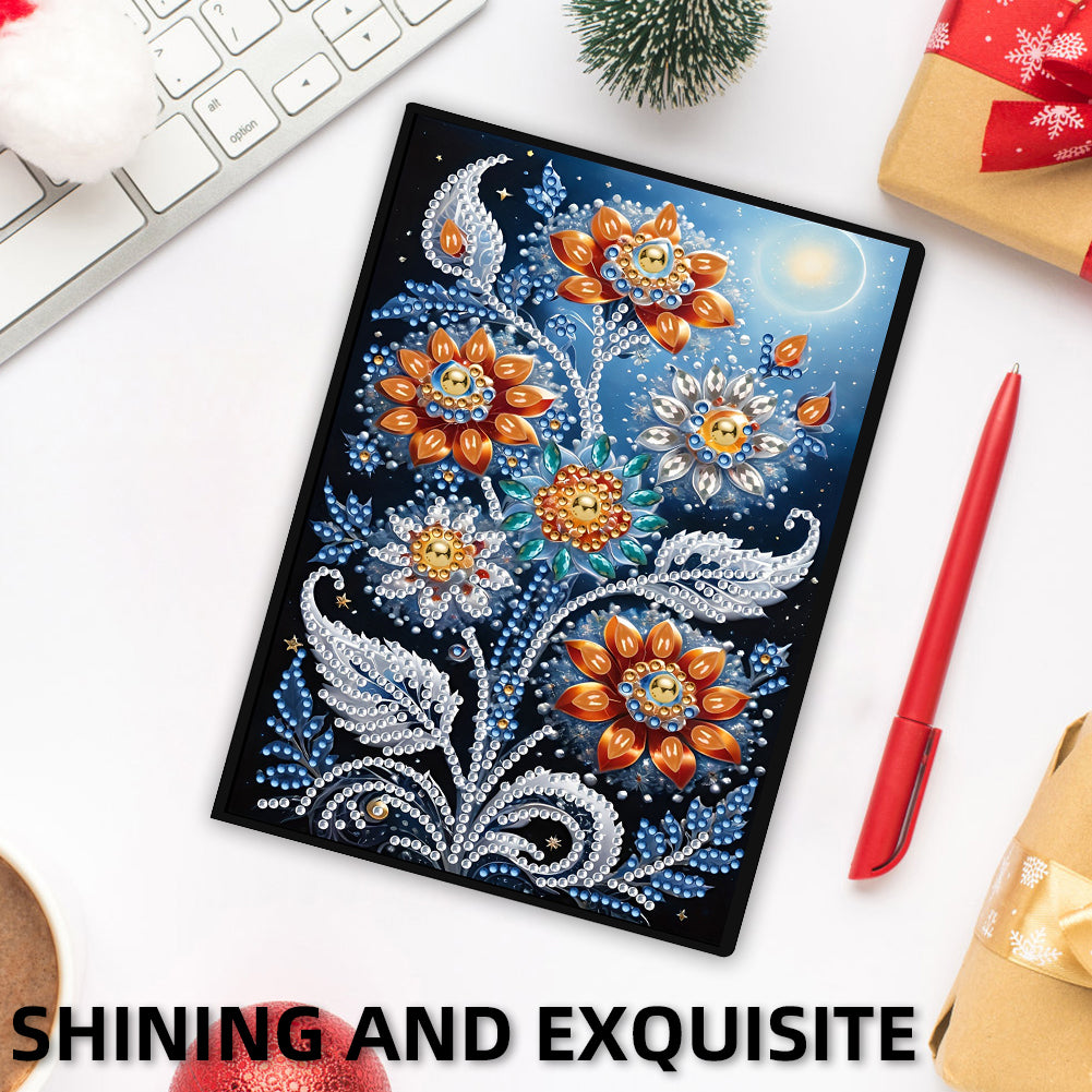 Special Shaped Xmas Diamond Painting Diary Book for Birthdays Or Christmas Gifts