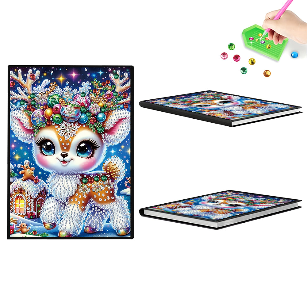 Special Shaped Xmas Diamond Painting Diary Book for Birthdays Or Christmas Gifts