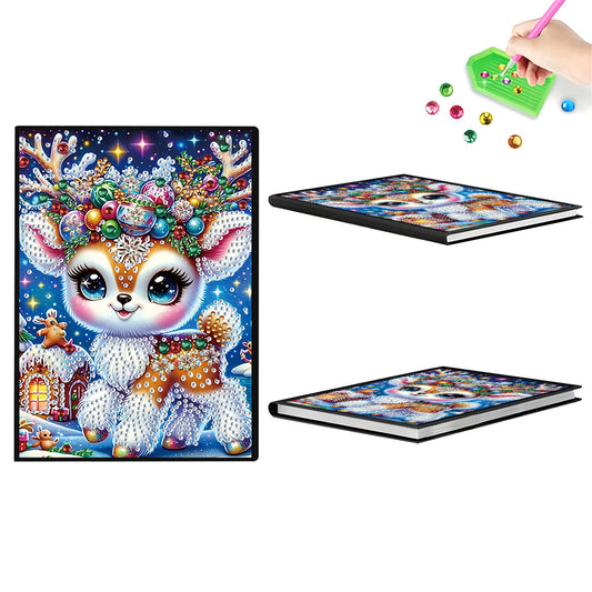 Special Shaped Xmas Diamond Painting Diary Book for Birthdays Or Christmas Gifts