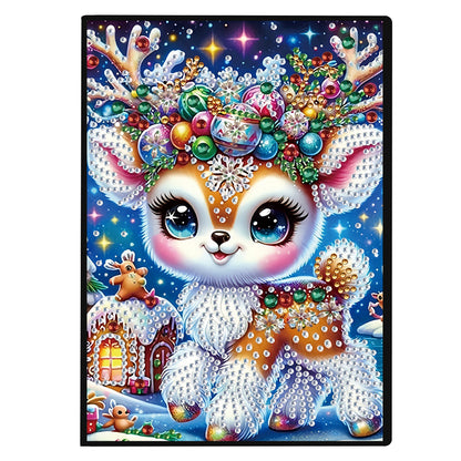 Special Shaped Xmas Diamond Painting Diary Book for Birthdays Or Christmas Gifts