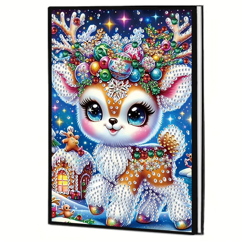 Special Shaped Xmas Diamond Painting Diary Book for Birthdays Or Christmas Gifts
