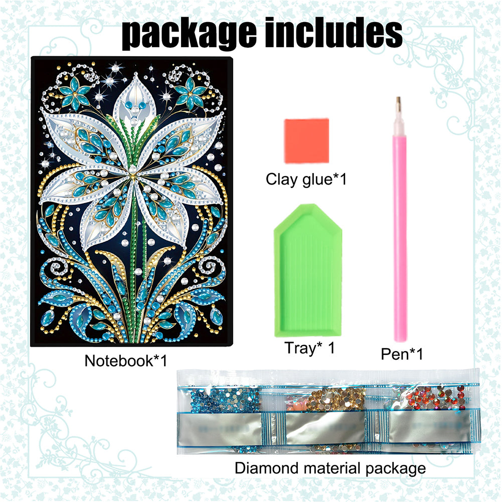 Special Shaped Xmas Diamond Painting Diary Book for Birthdays Or Christmas Gifts