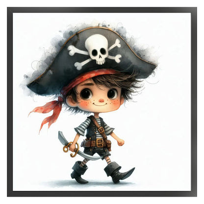 Pirate Boy - 11CT Stamped Cross Stitch 40*40CM
