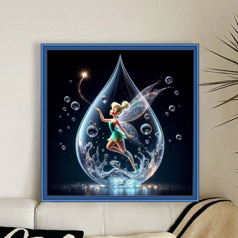 Water Drop Elf - 11CT Stamped Cross Stitch 45*45CM